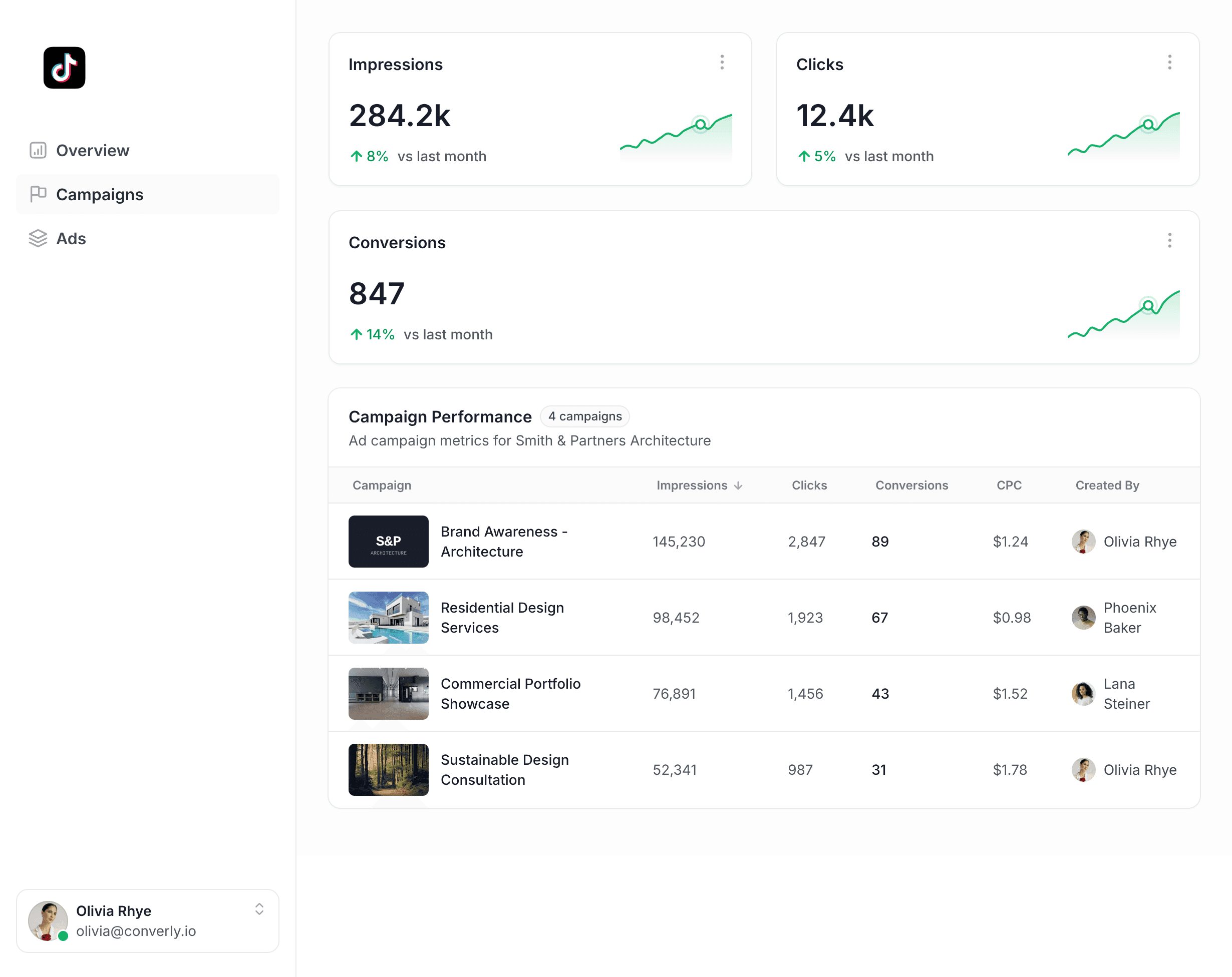 See conversions in TikTok Ads